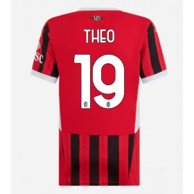 AC Milan Theo Hernandez #19 Hjemme skjorte til dame 2024-25 Kortermet